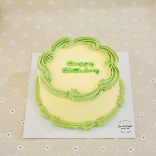 Green Tea Red Bean Cake 6"